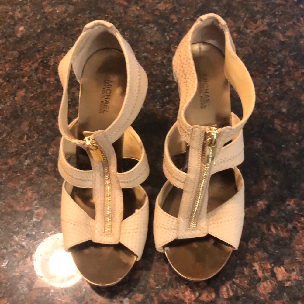 MICHAEL Michael Kors Women’s Leather Heel Shoes